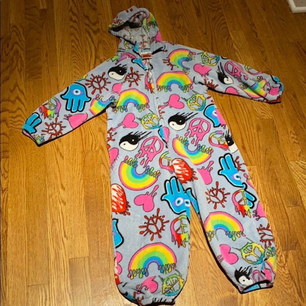 Dripping Graffiti Funkee Fuzzie onsie